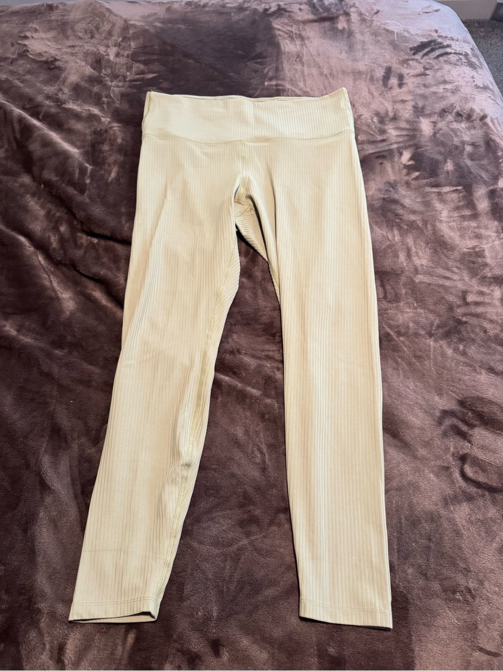 all in motion Olive Ribbed High-Waist Leggings